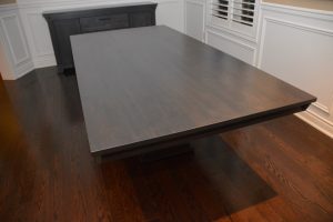 Handstone Algoma Table – Wormy Maple, Heritage Finish, Platinum Stain – 48" x 96"