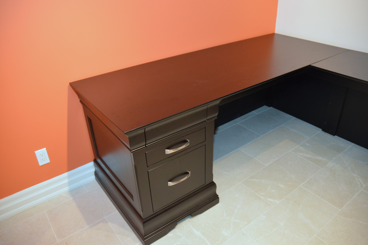 Phillipe Executive Corner Desk Modern Solid Wood Furniture In