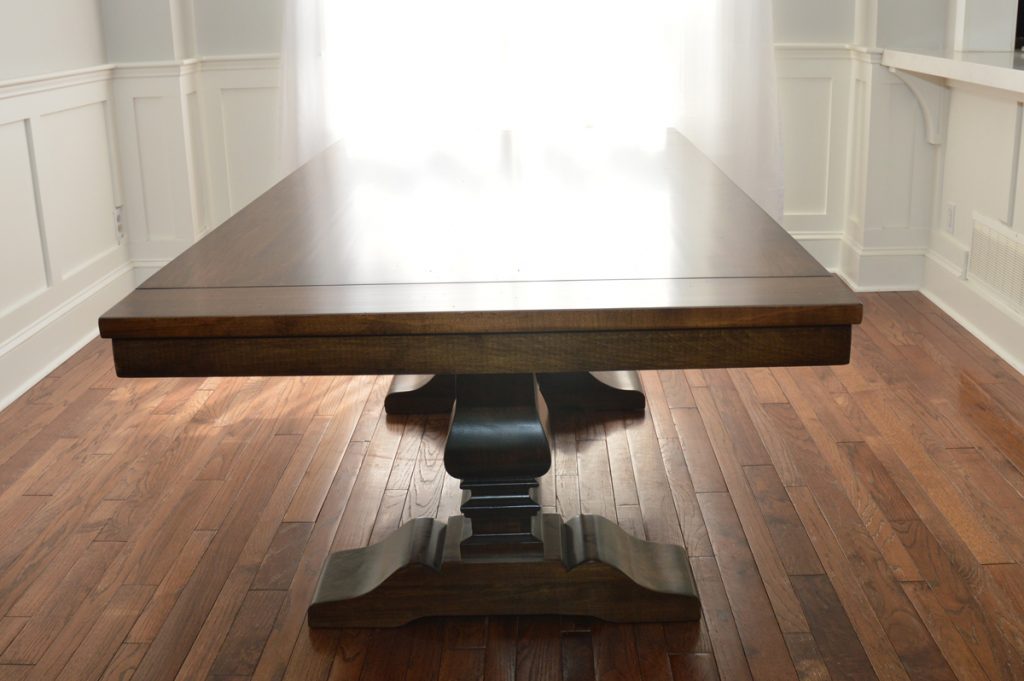 solid wood dining table in canada