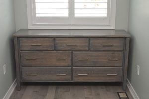 Solid Wood Dresser Custom Sized to Fit a space