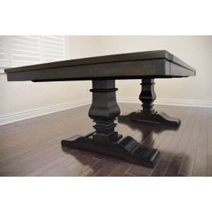 Turin Pedestal Extension Table